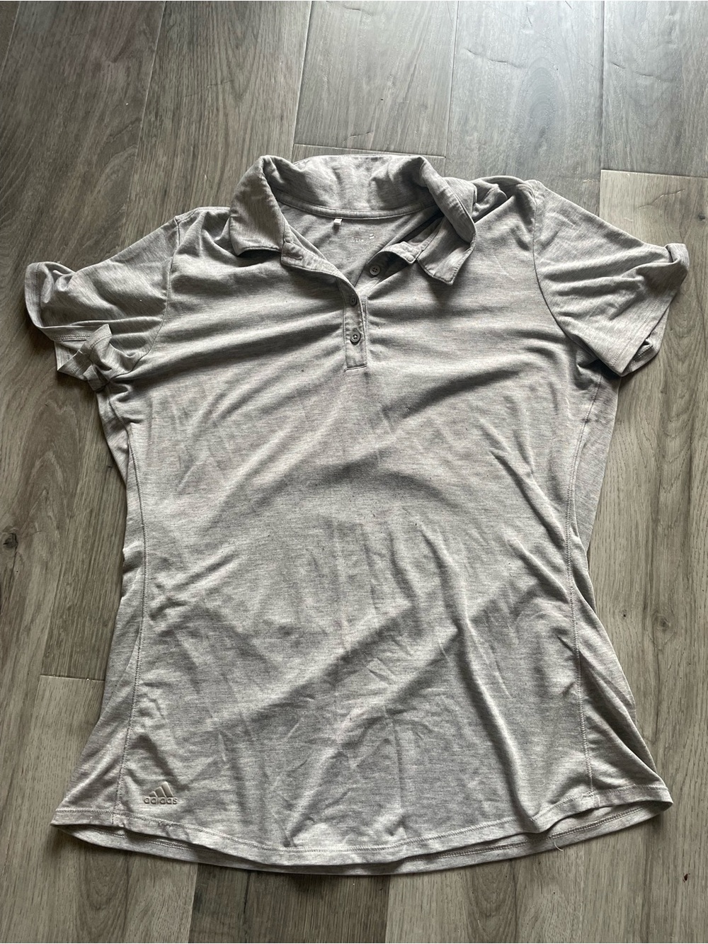 adidas Men’s Light Gray Polo Shirt